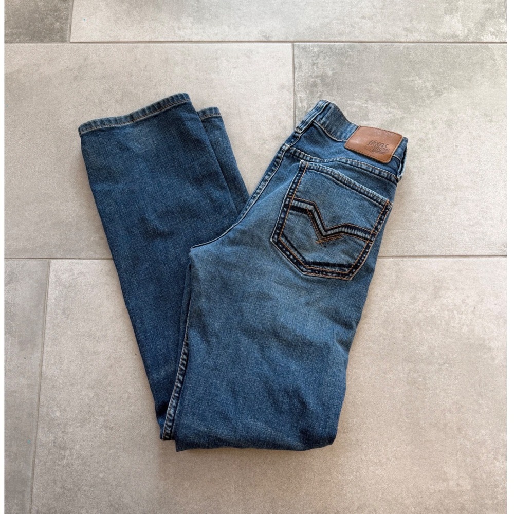 Moonshine Spirit Brad 120 Voltage Proof Slim Straight Jeans Blue 30x32